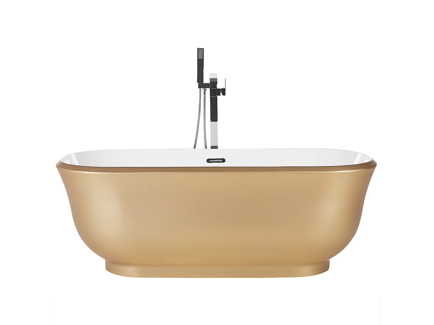 Baignoire îlot TESORO 170 x 77 cm Doré