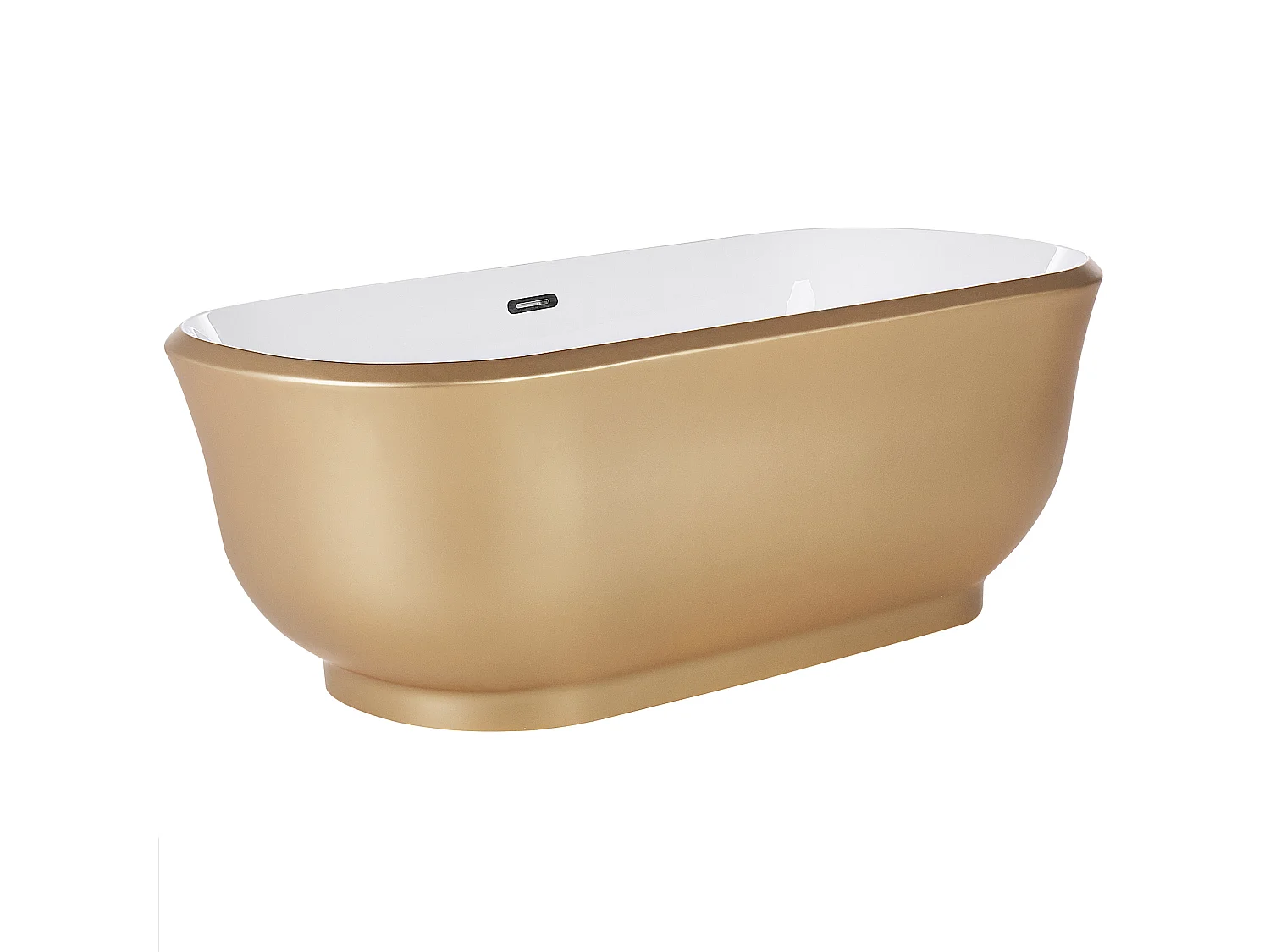 Baignoire îlot TESORO 170 x 77 cm Doré