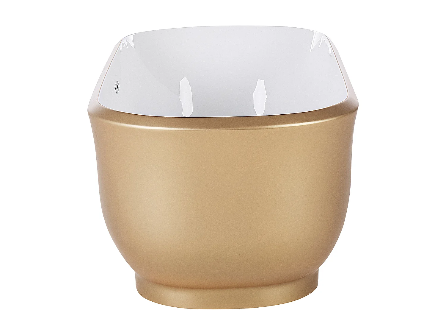 Baignoire îlot TESORO 170 x 77 cm Doré