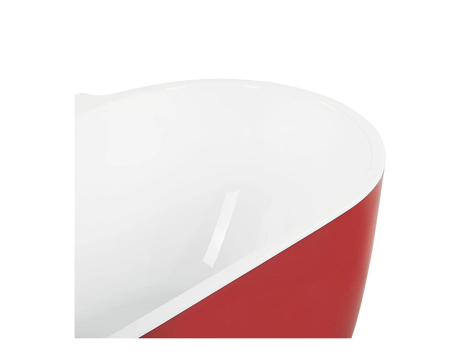 Vrijstaand bad ROTSO 170 x 80 cm Rood