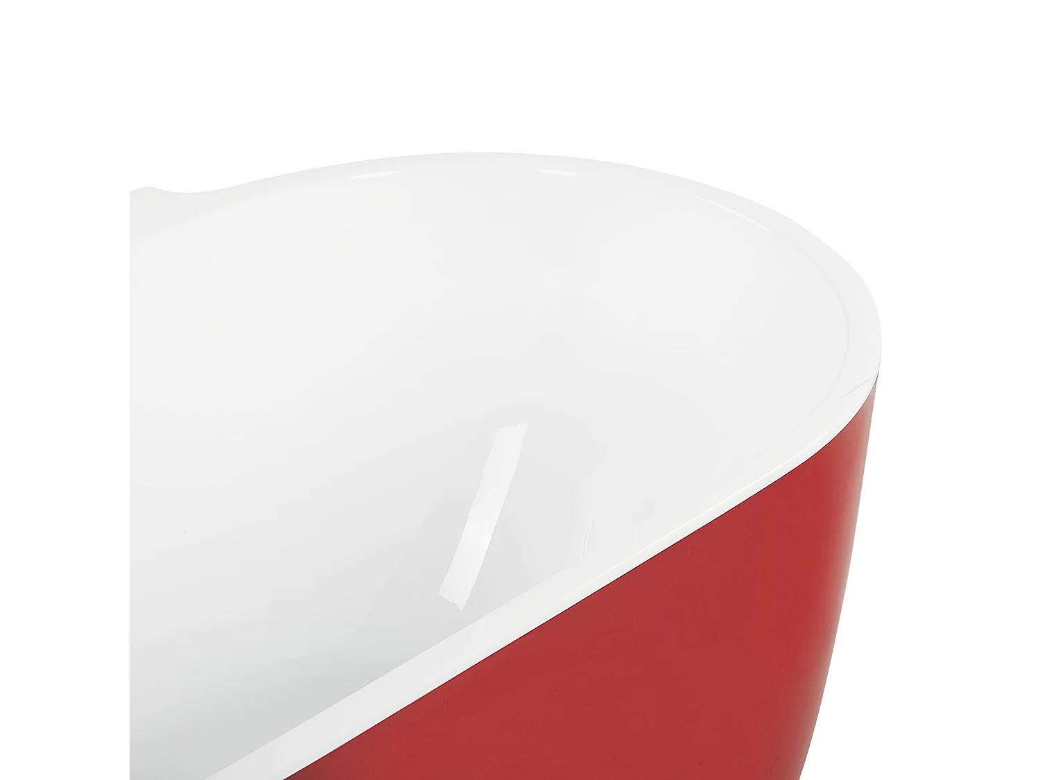 Baignoire îlot ROTSO 170 x 80 cm Rouge