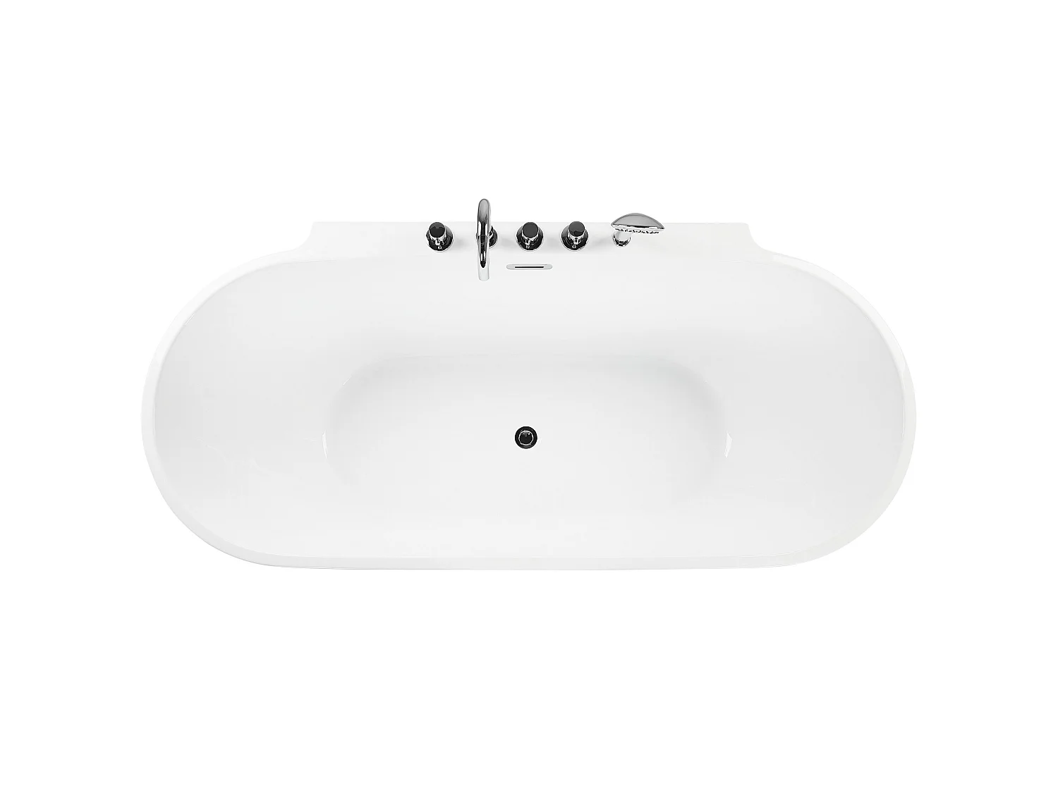 Baignoire îlot ROTSO 170 x 80 cm Rouge