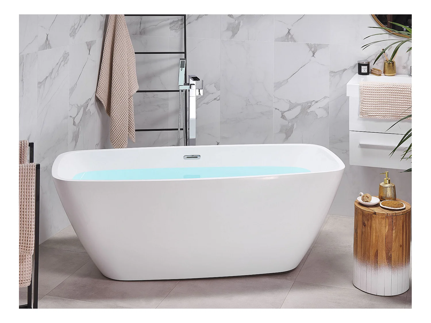Baignoire îlot MINGO 170 x 78 cm Blanc