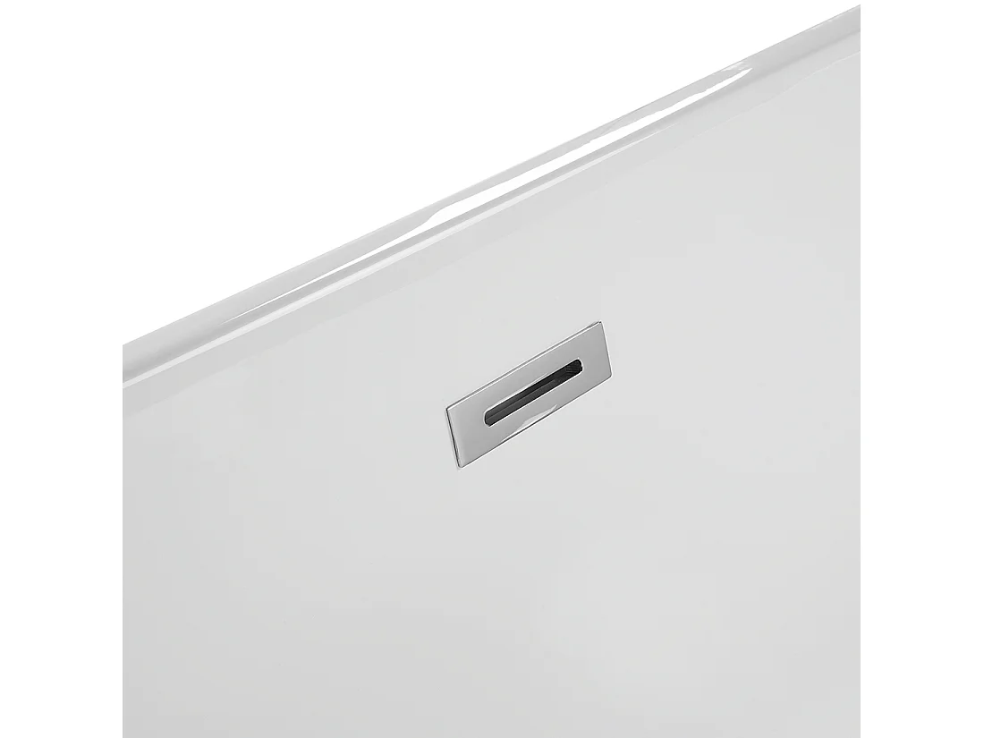 Freistehende Badwanne NEVIS 160 x 75 cm Weiss