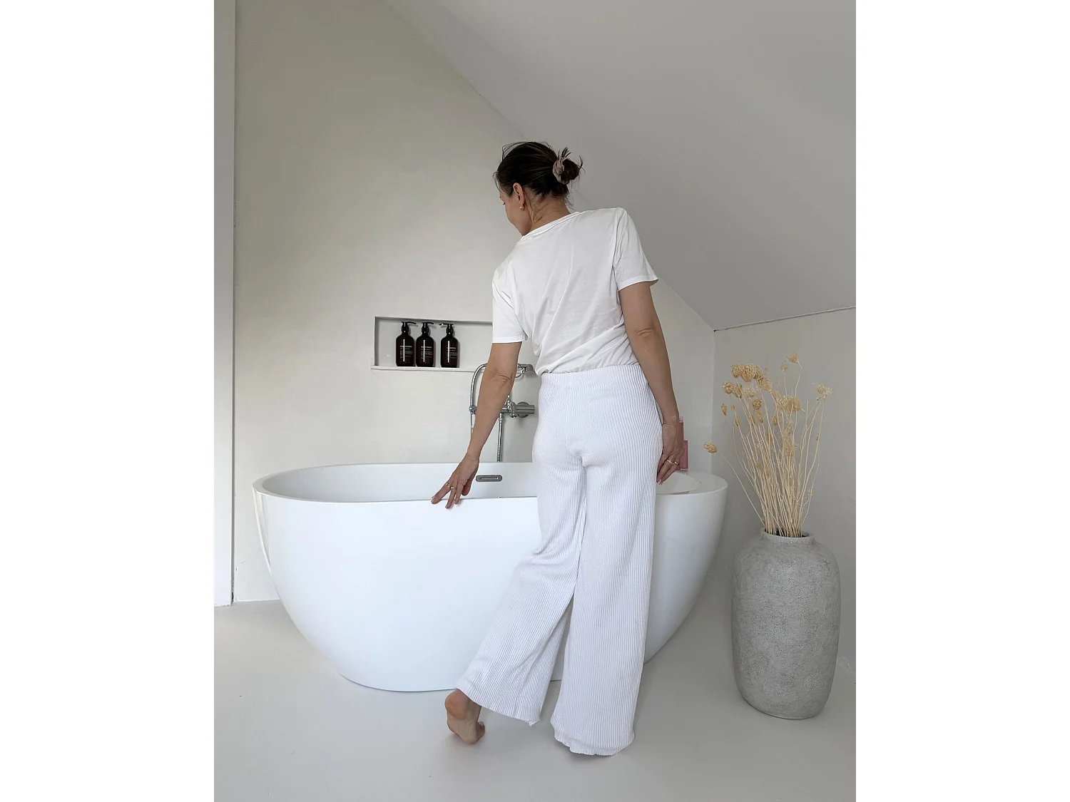 Baignoire îlot NEVIS 160 x 75 cm Blanc