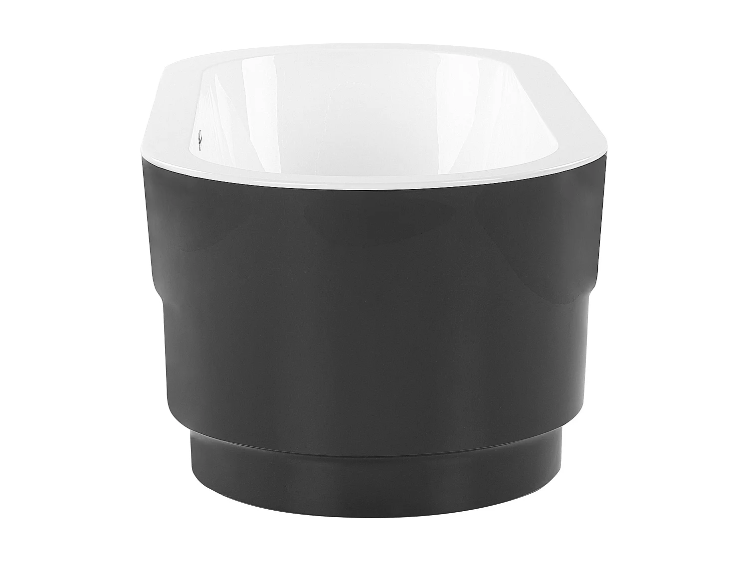 Vasca da bagno freestanding EMPRESA 170 x 80 cm Nero