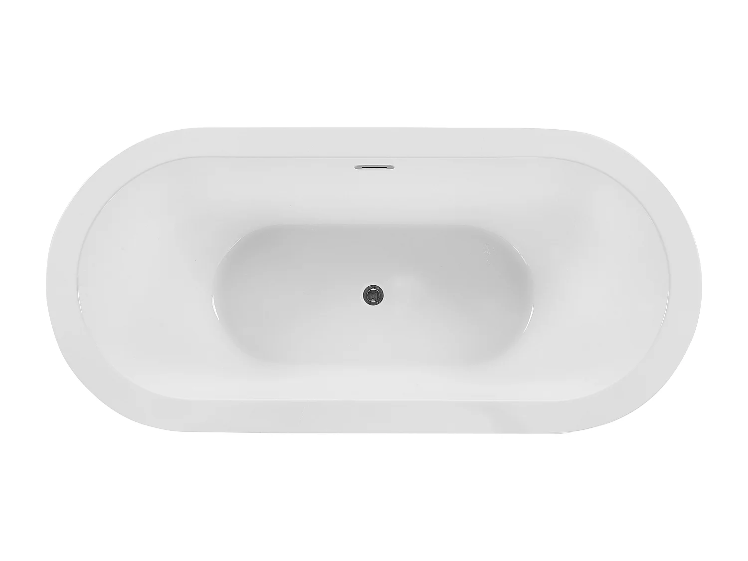 Vasca da bagno freestanding EMPRESA 170 x 80 cm Nero