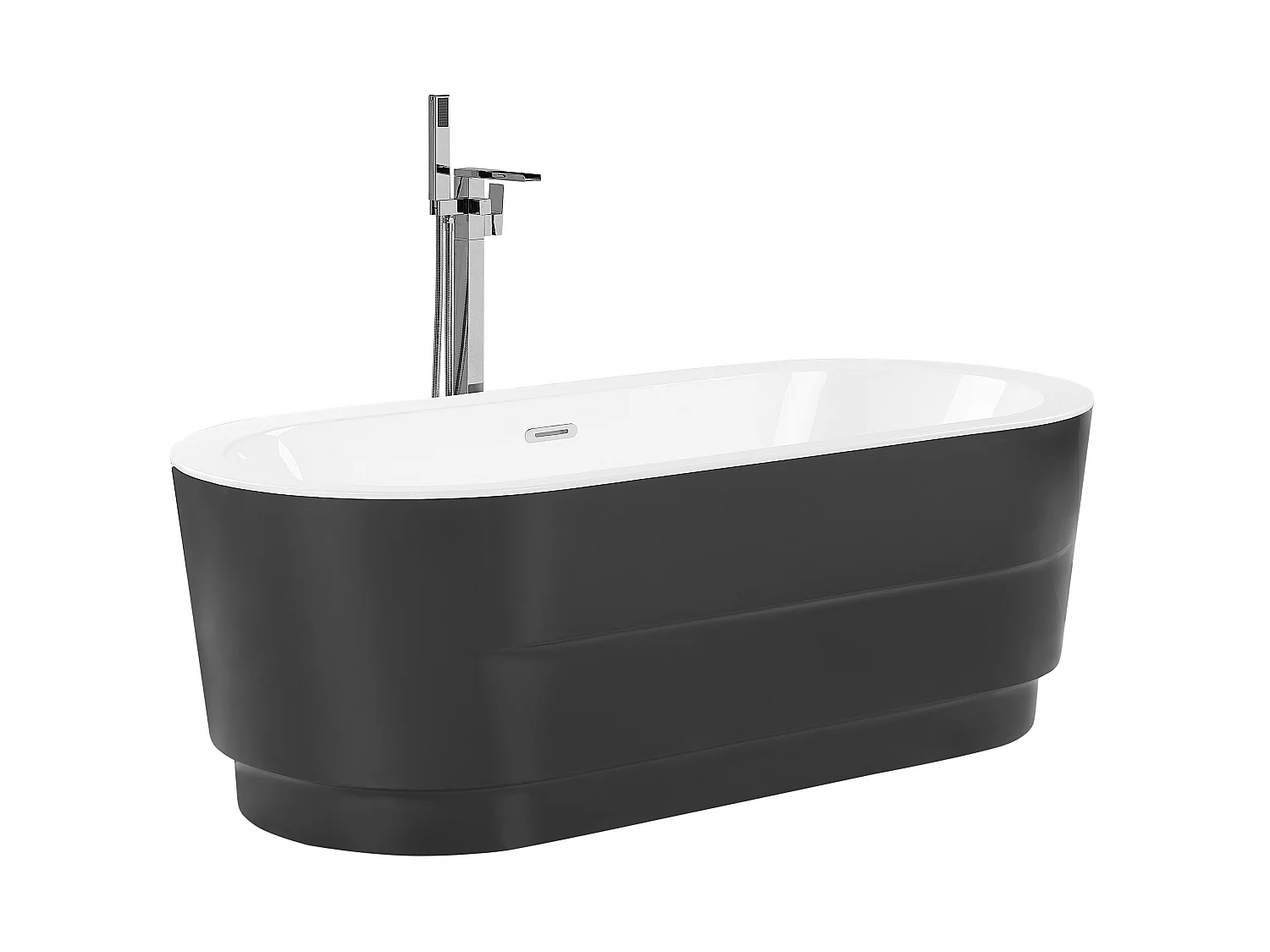 Baignoire îlot EMPRESA 170 x 80 cm Noir