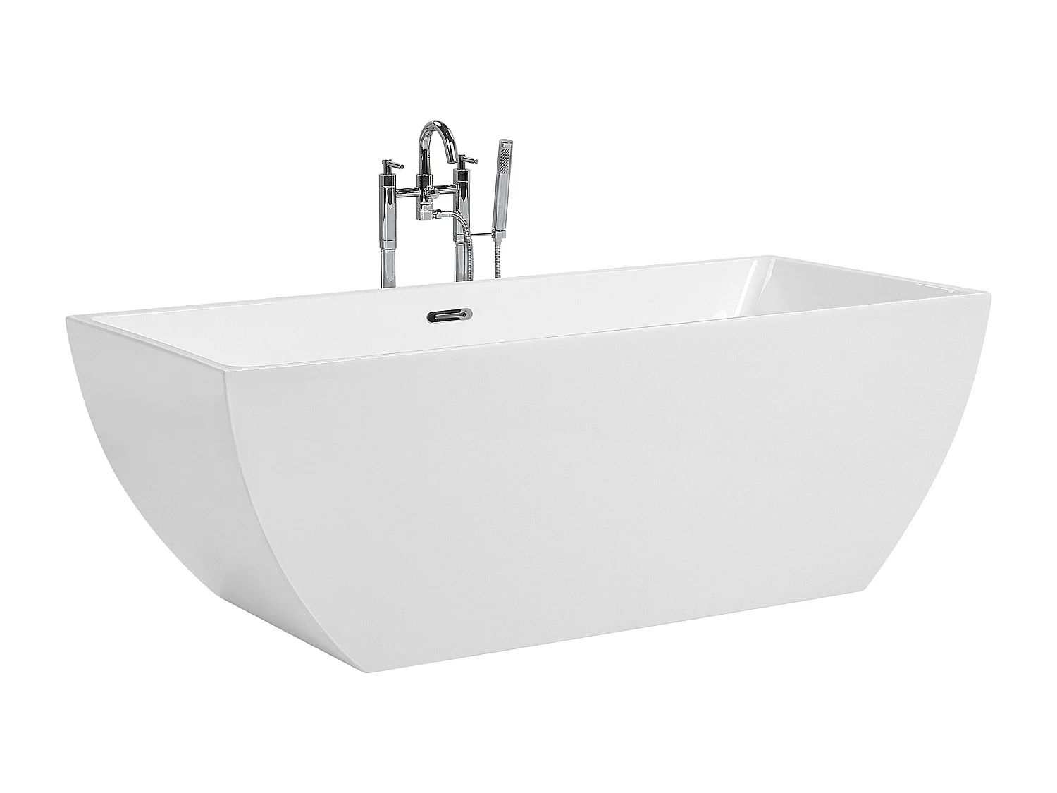 Vrijstaand bad CABRUNA 170 x 80 cm Wit