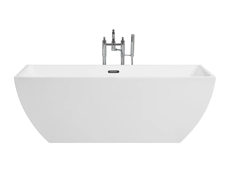 Badewanne freistehend weiß eckig 170 x 80 cm CABRUNA
