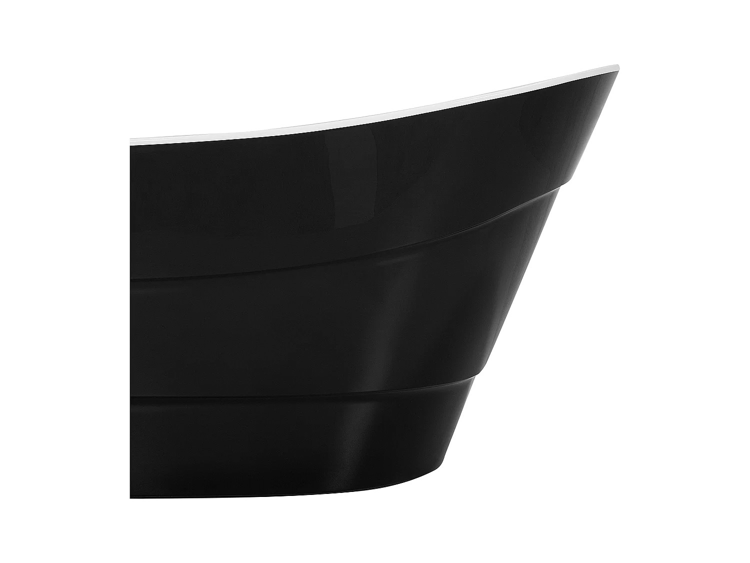 Baignoire îlot BUENAVISTA 170 x 73 cm Noir