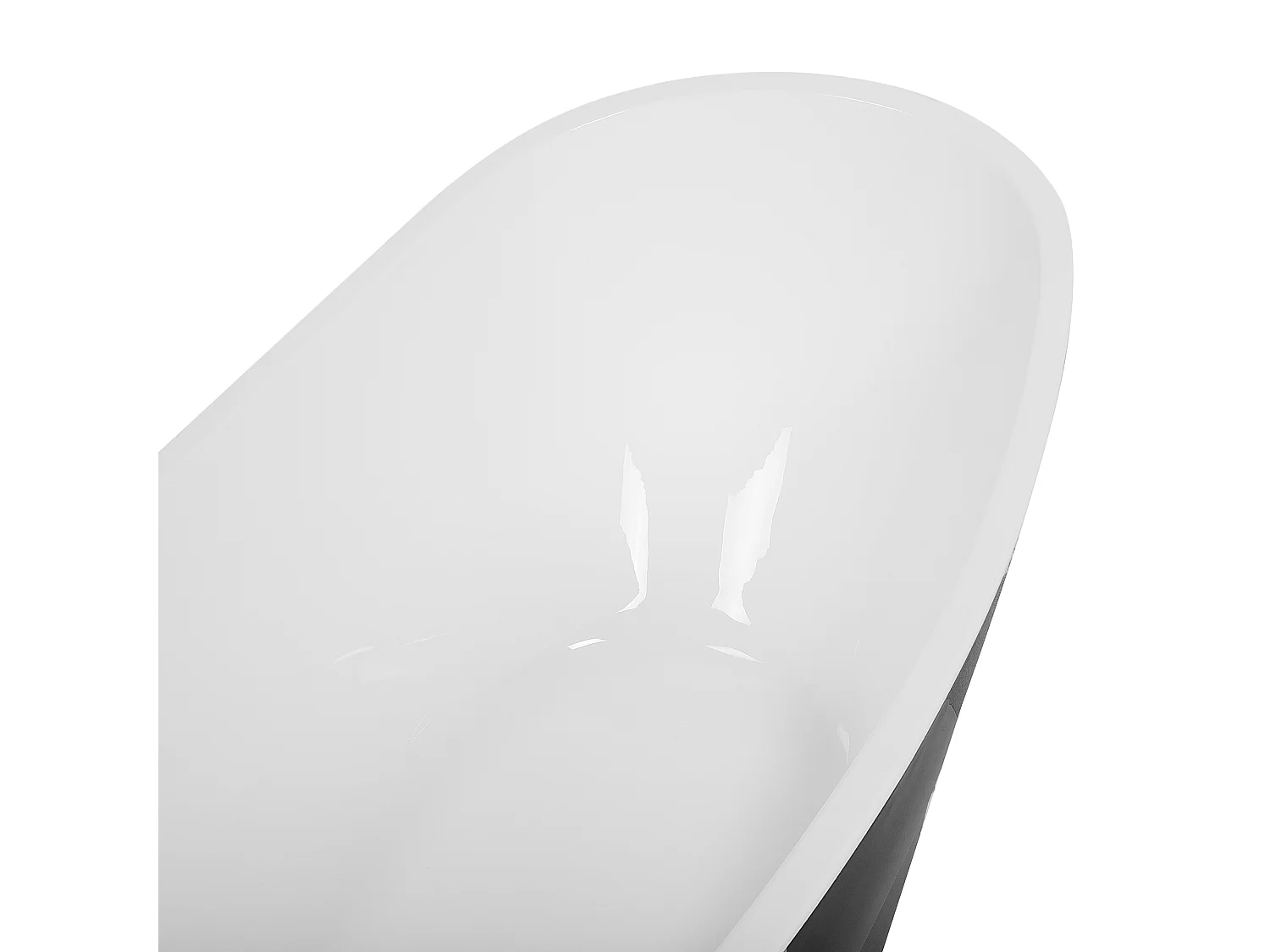 Vasca da bagno freestanding BUENAVISTA 170 x 73 cm Nero