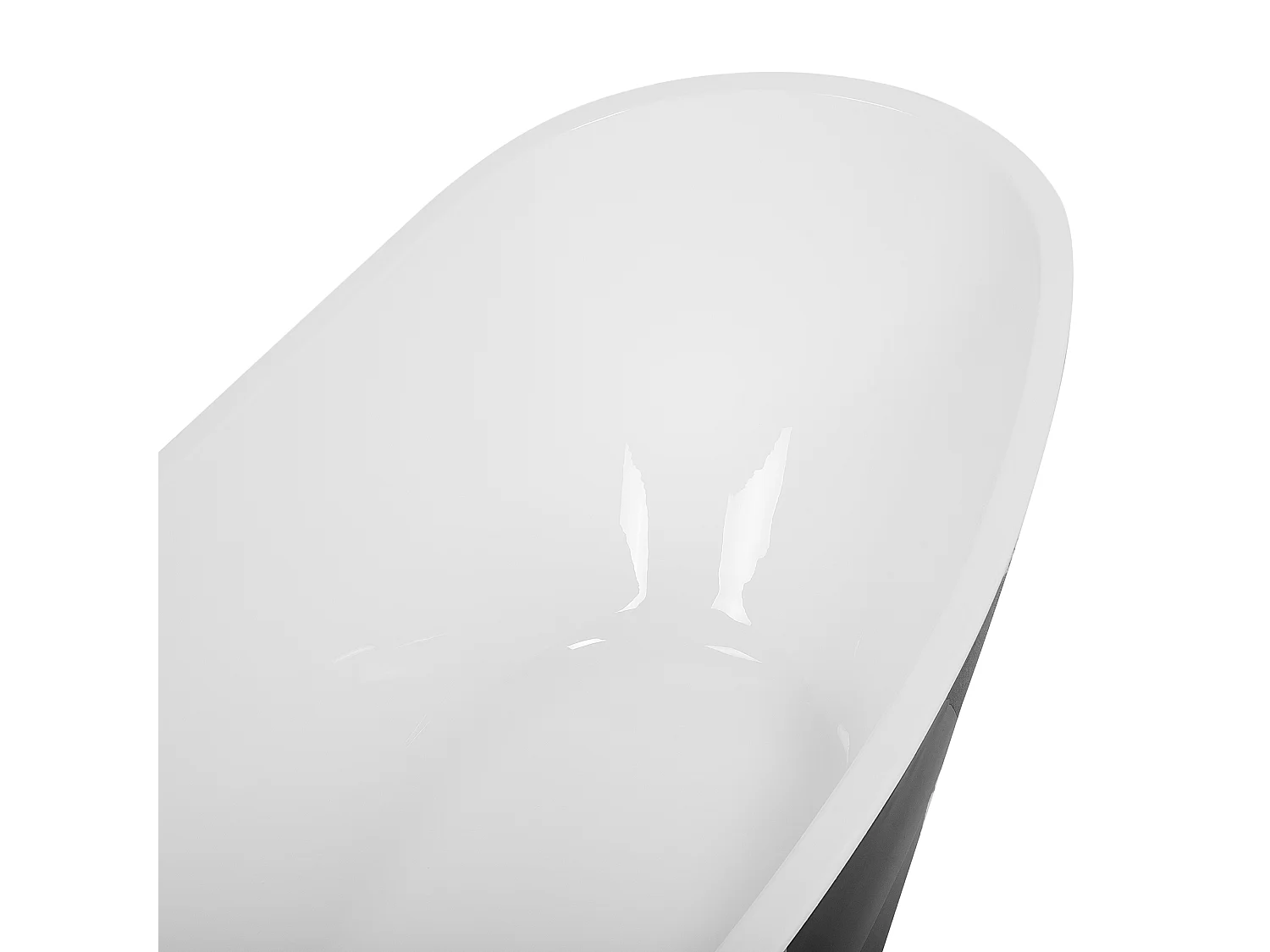 Vrijstaand bad BUENAVISTA 170 x 73 cm Zwart