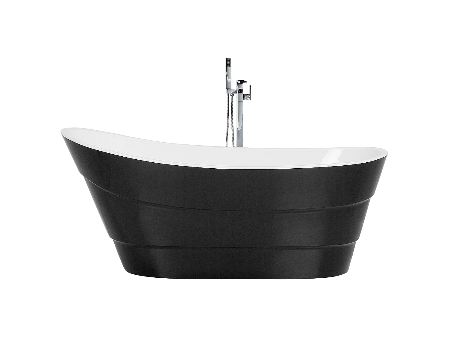 Baignoire îlot BUENAVISTA 170 x 73 cm Noir