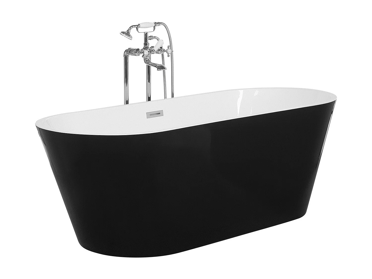Baignoire îlot CABRITOS 170 x 70 cm Noir