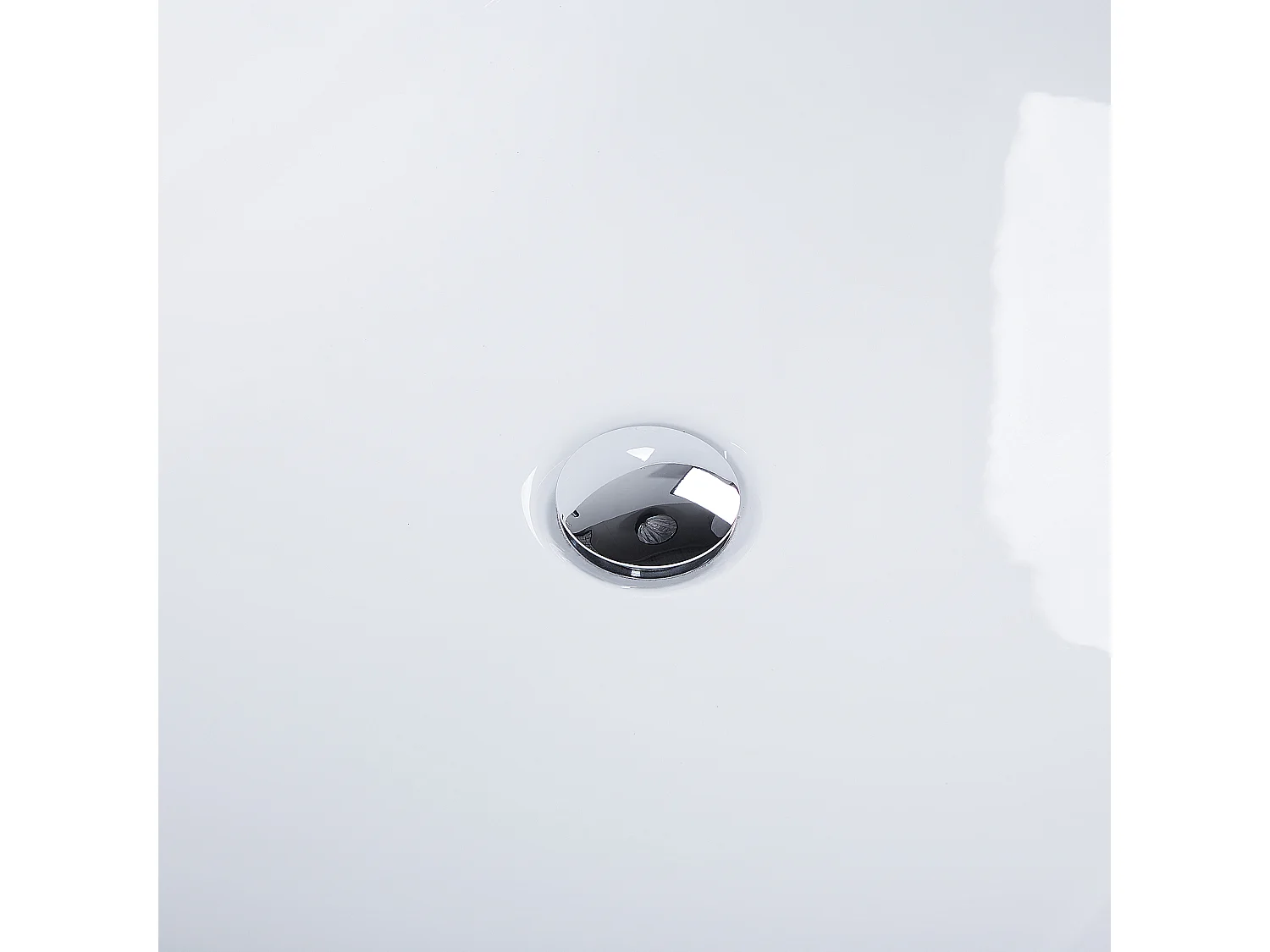 Edle Acryl Badewanne oval freistehend schwarz mit Überlauf 150 x 75 cm Antiqua