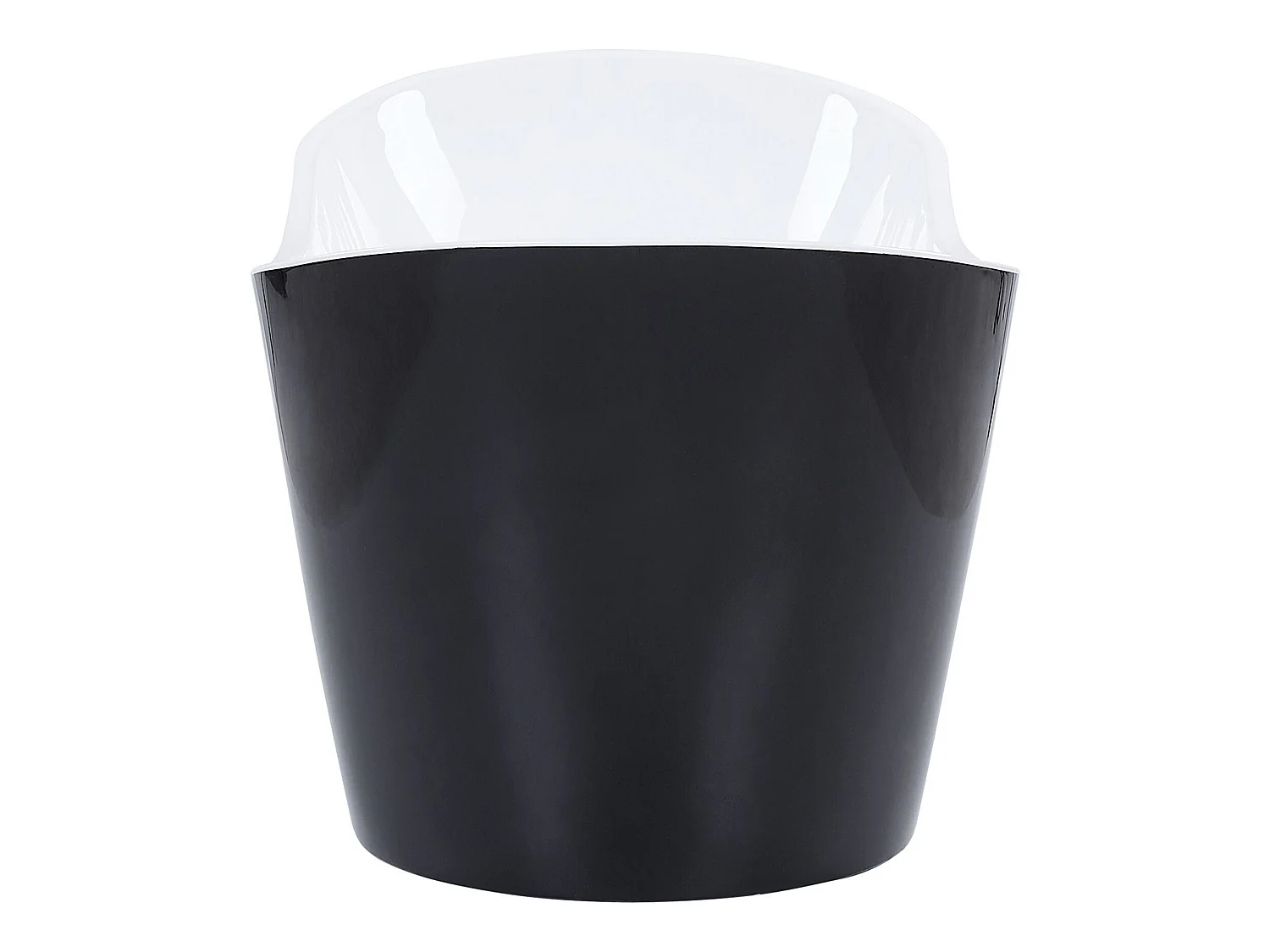 Freistehende Badwanne ANTIGUA 150 x 75 cm Schwarz