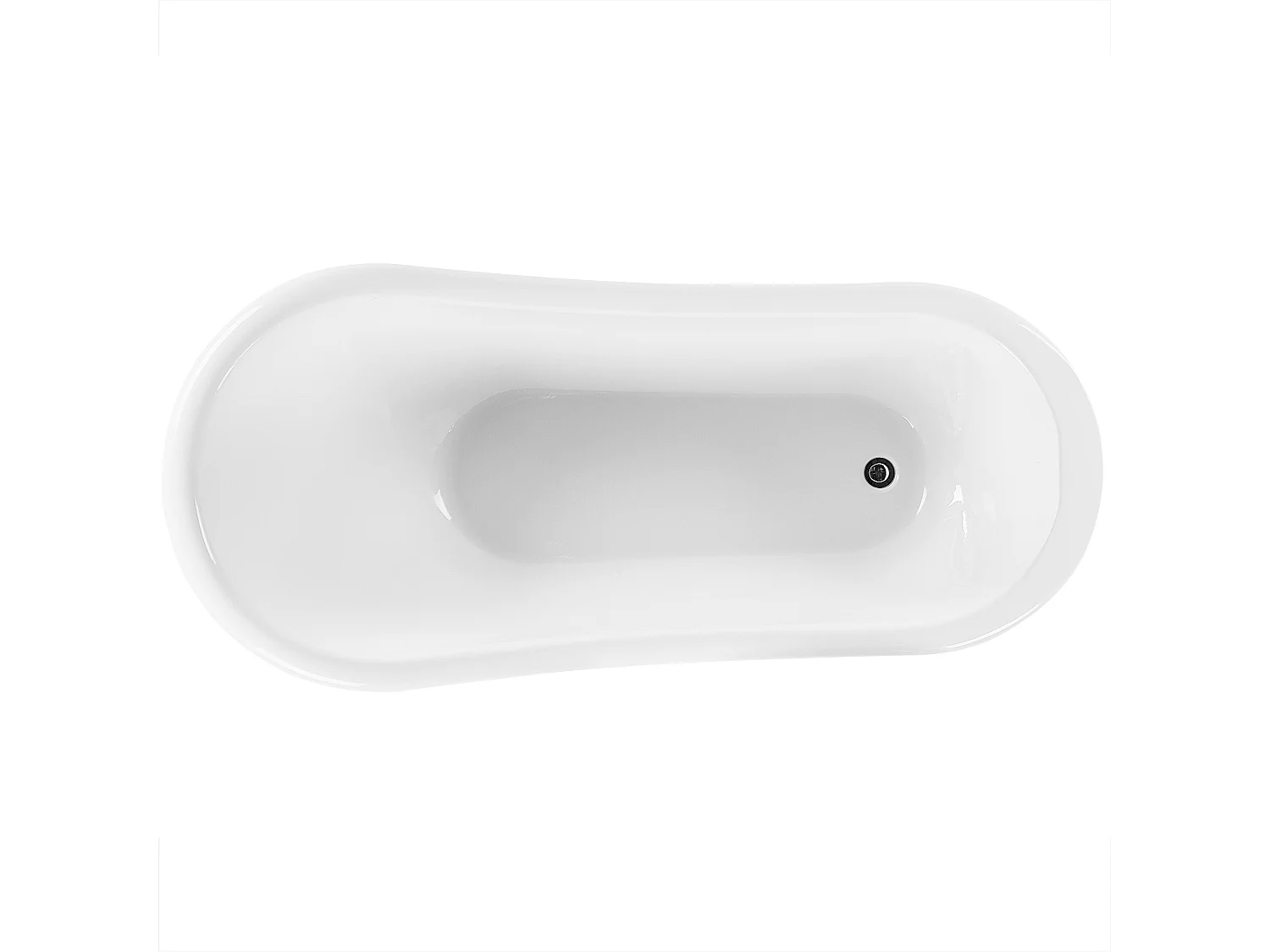 Vrijstaand bad CAYMAN 153 x 77 cm Blauw