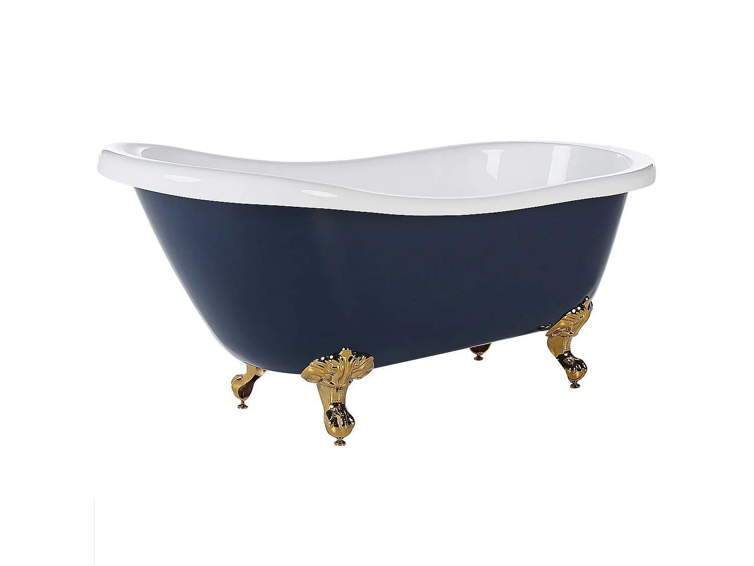 Baignoire îlot CAYMAN 153 x 77 cm Bleu