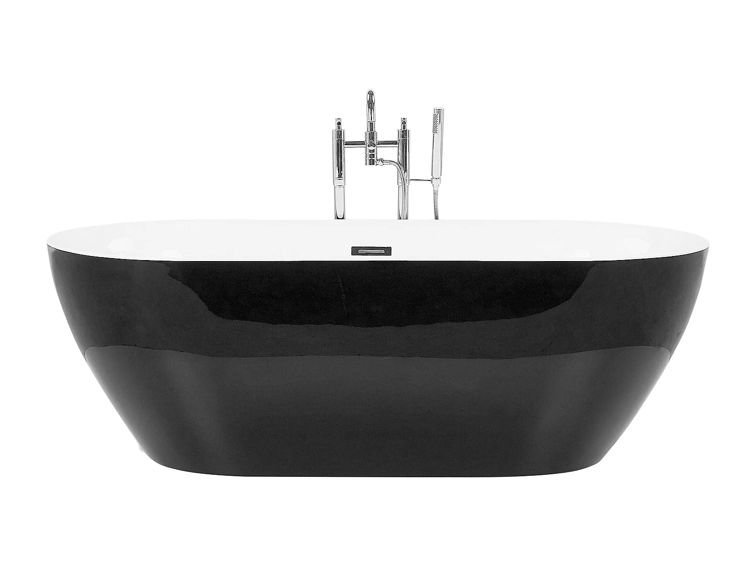 Baignoire îlot CARRERA 180 x 80 cm Noir