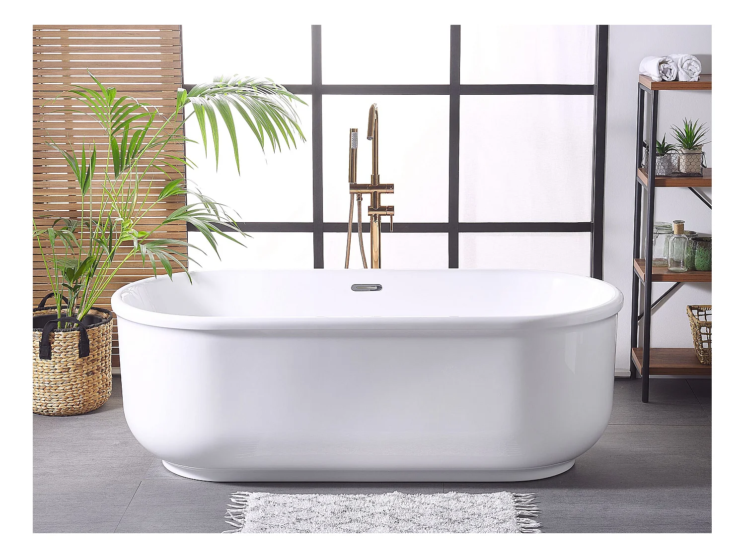 Baignoire îlot PINEL 170 x 80 cm Blanc