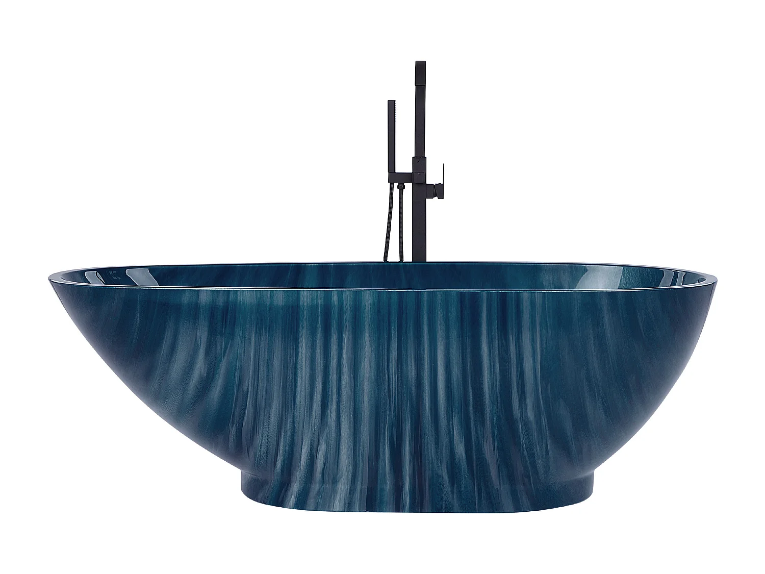 Baignoire îlot RIOJA 170 x 80 cm Bleu marine