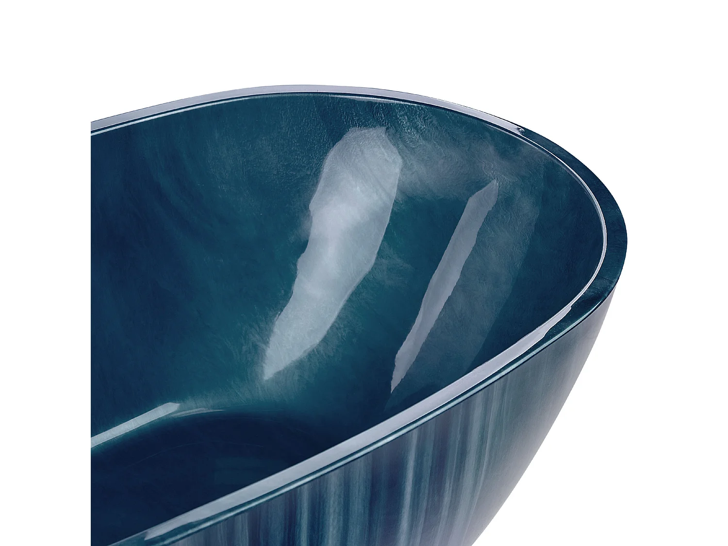 Baignoire îlot RIOJA 170 x 80 cm Bleu marine