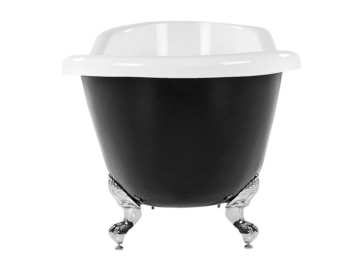 Banheira autónoma CAYMAN 1700 x 760 mm Preto/Branco