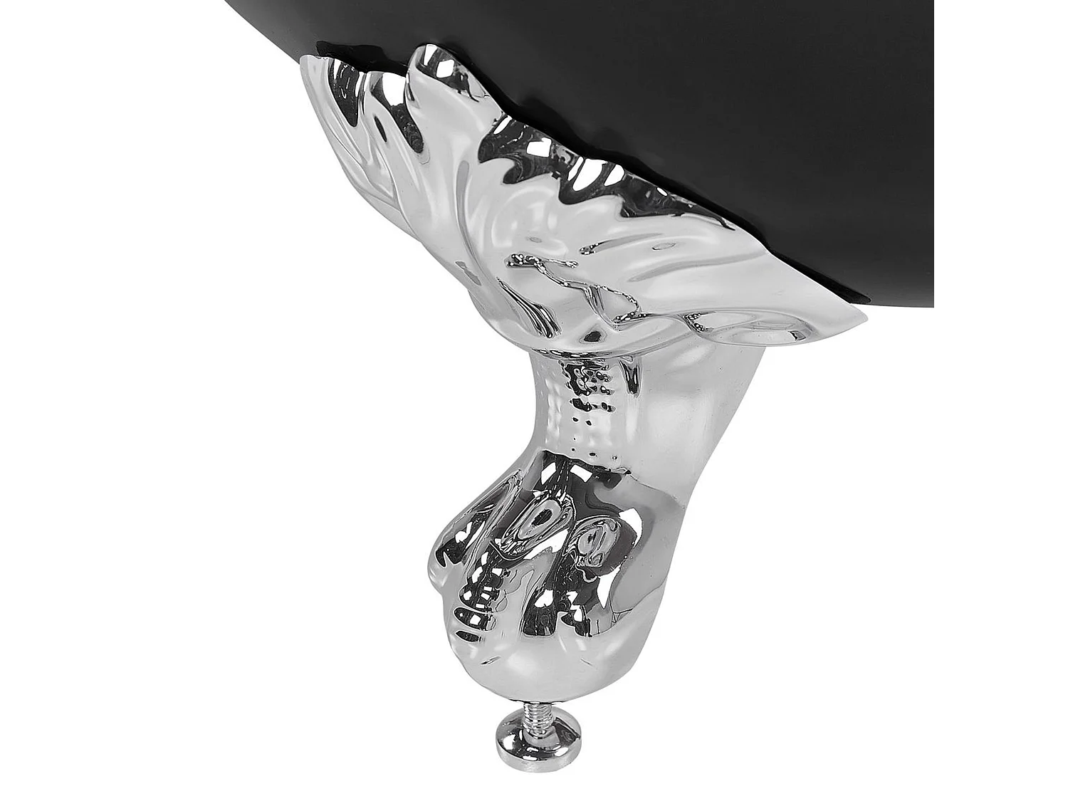 Banheira autónoma CAYMAN 1700 x 760 mm Preto/Branco