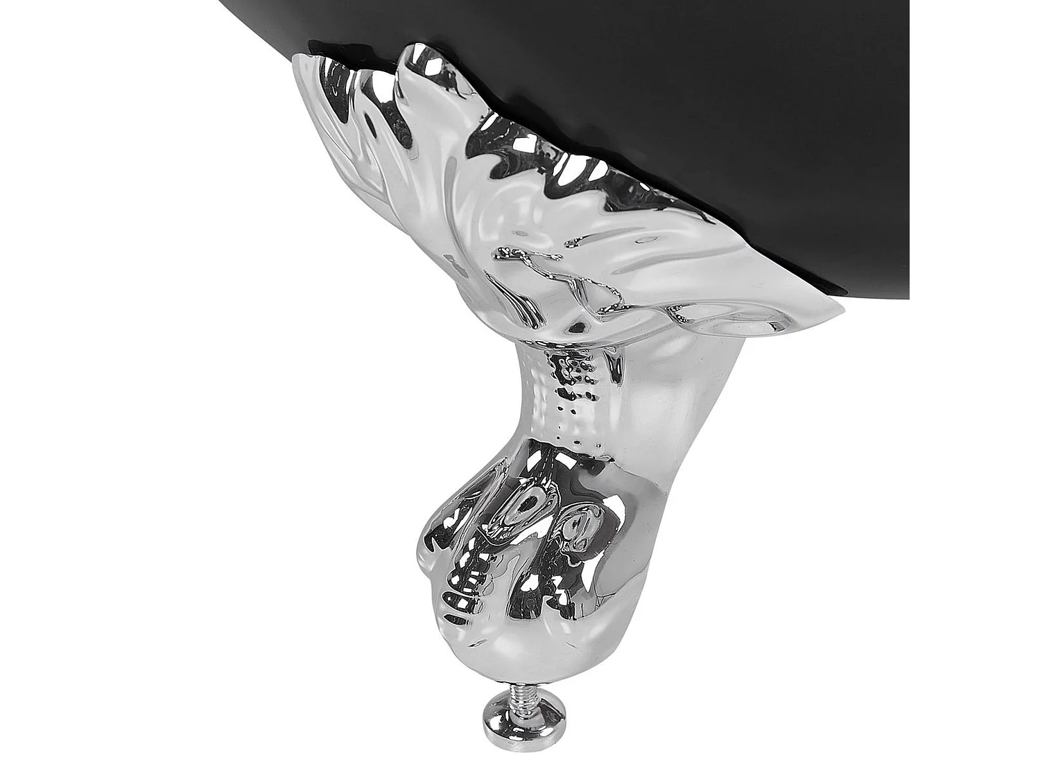 Baignoire îlot CAYMAN 170 x 76 cm Noir/blanc