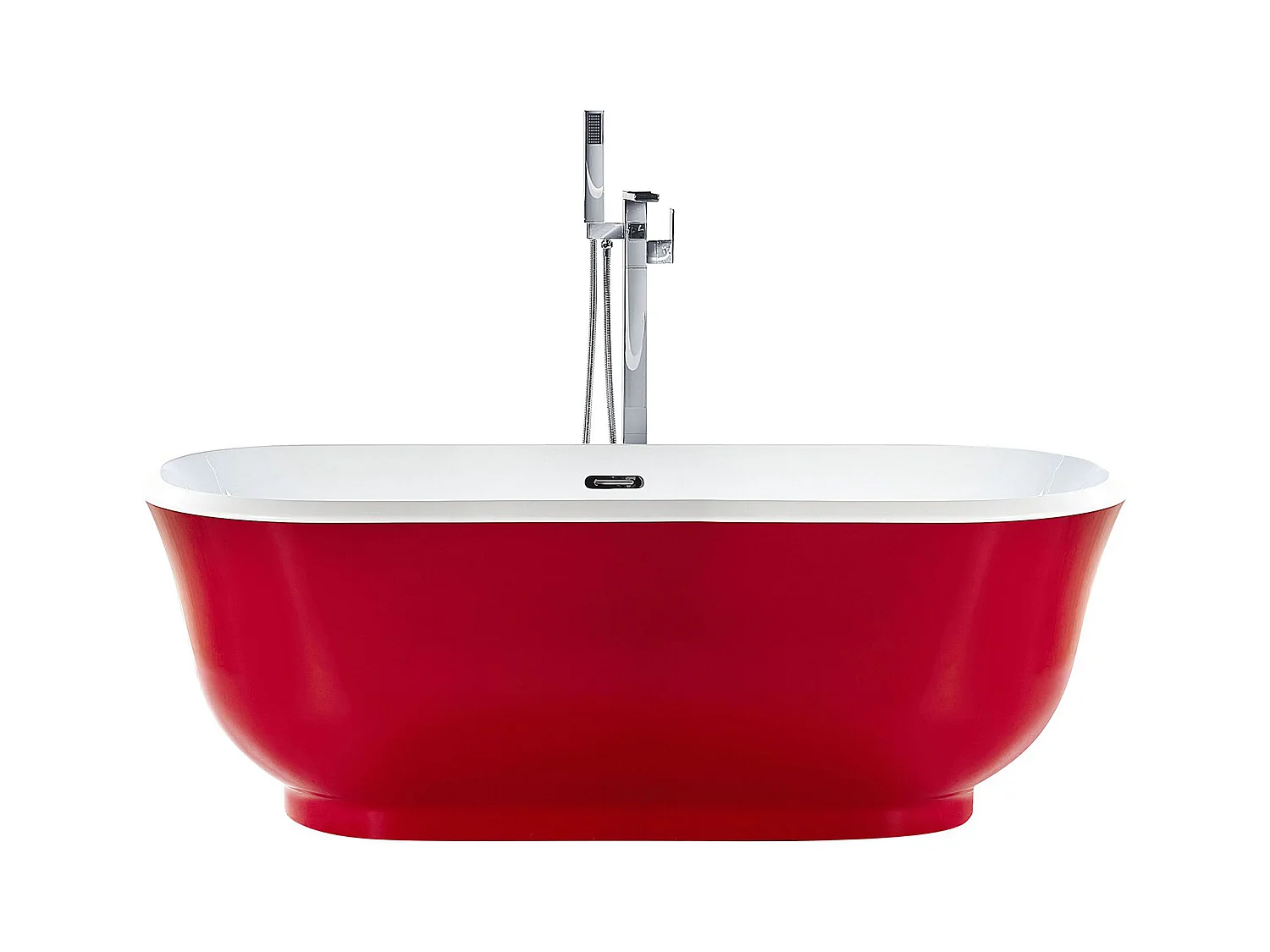Baignoire îlot TESORO 170 x 77 cm Rouge