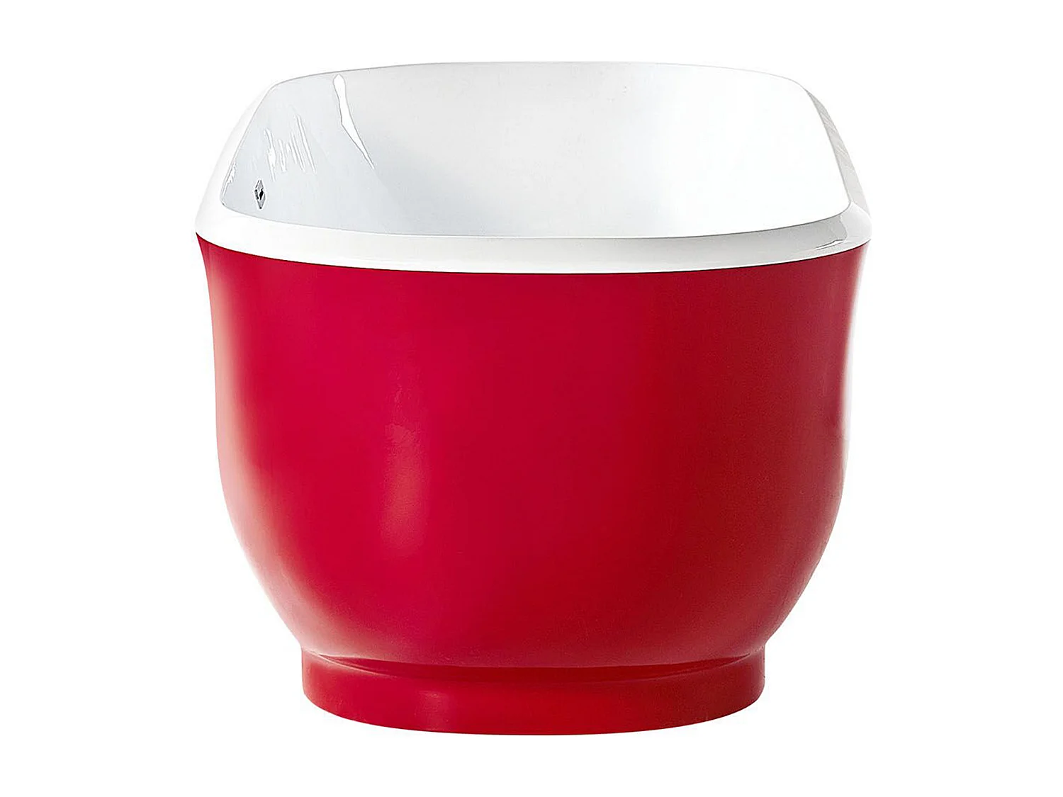 Vrijstaand bad TESORO 170 x 77 cm Rood