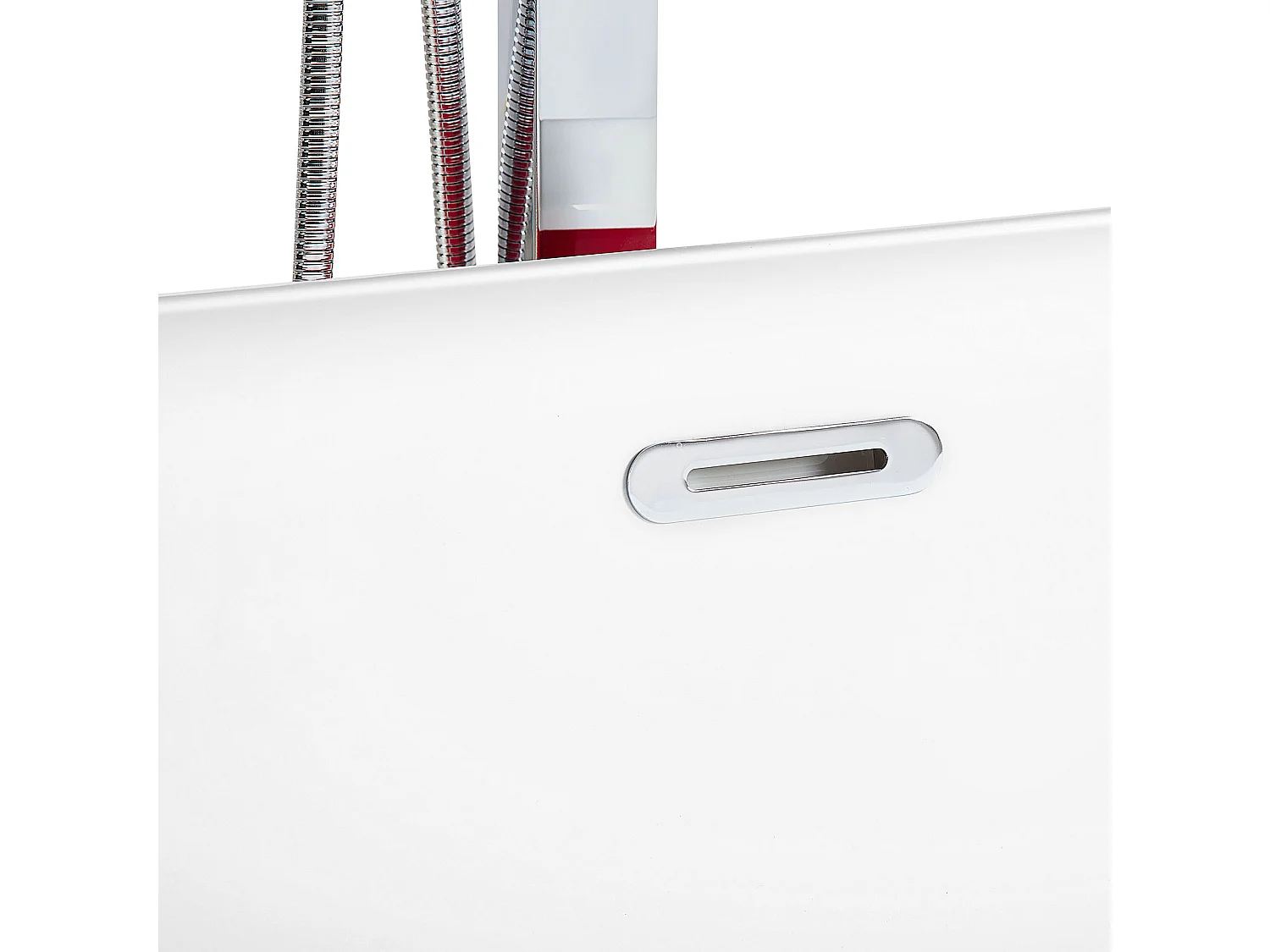 Vrijstaand bad TESORO 170 x 77 cm Rood