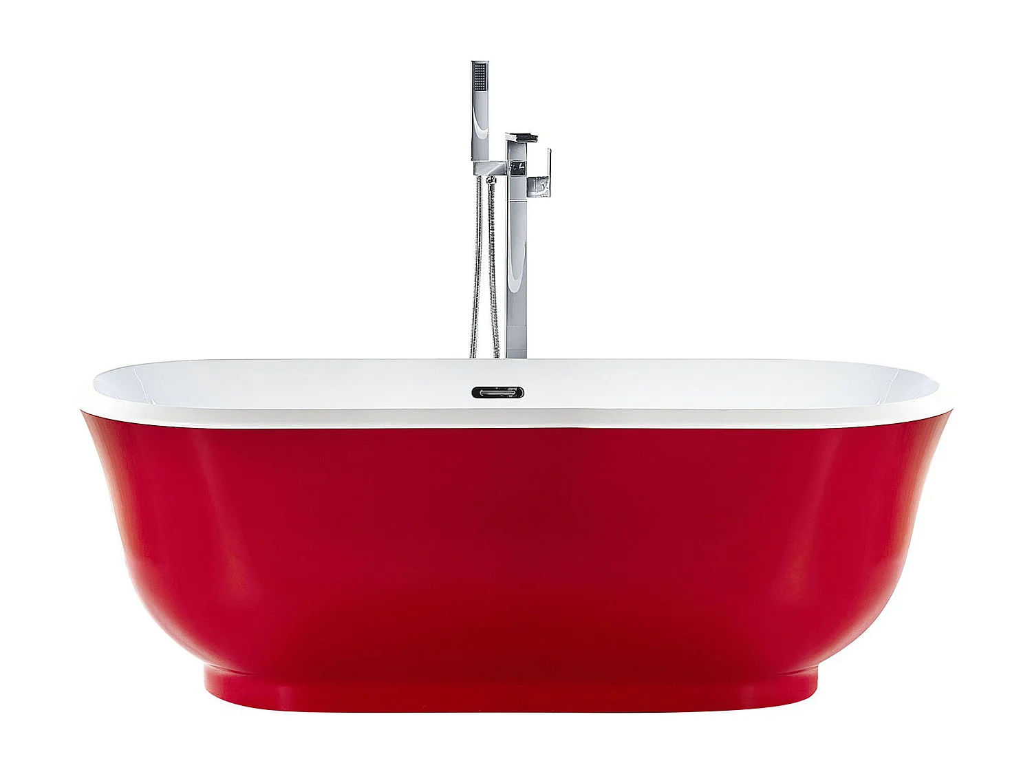 Baignoire îlot TESORO 170 x 77 cm Rouge