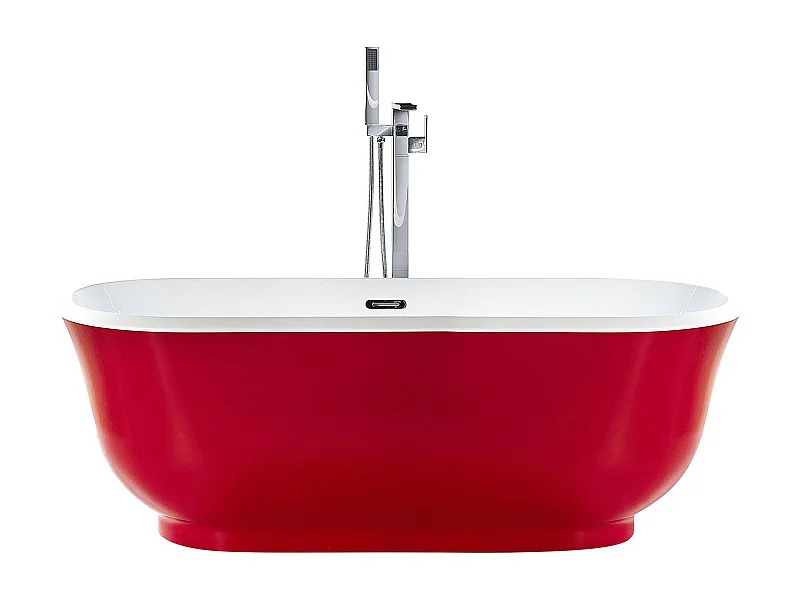 Baignoire îlot TESORO 170 x 77 cm Rouge