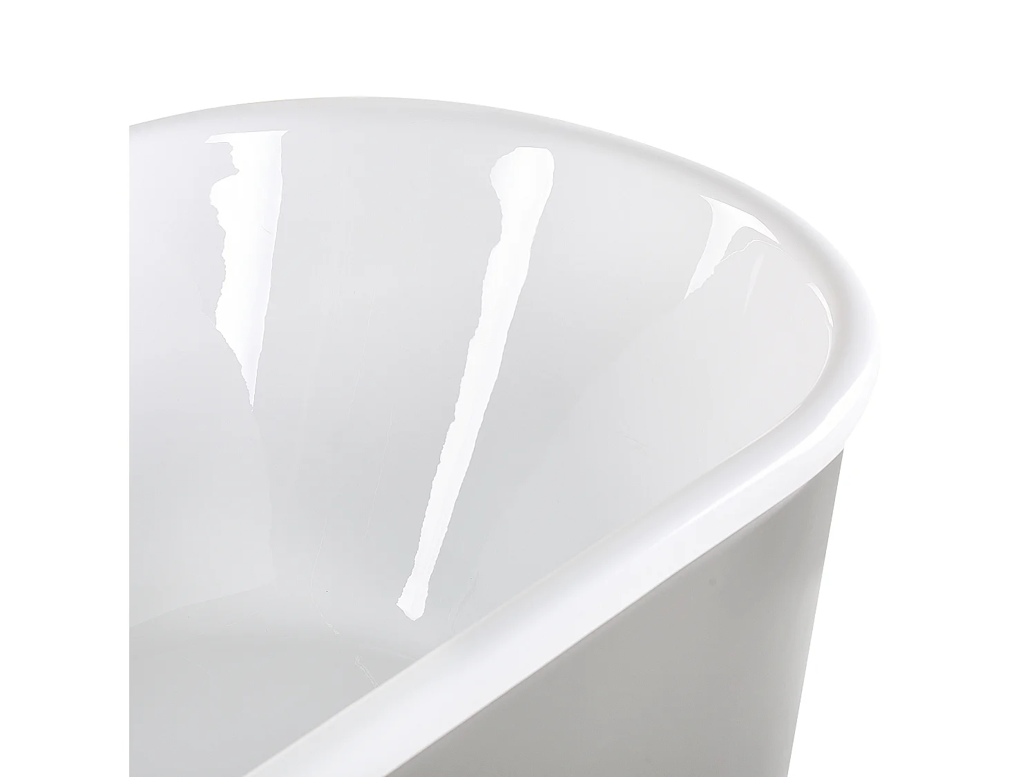 Vrijstaand bad PINEL 170 x 80 cm Zilver