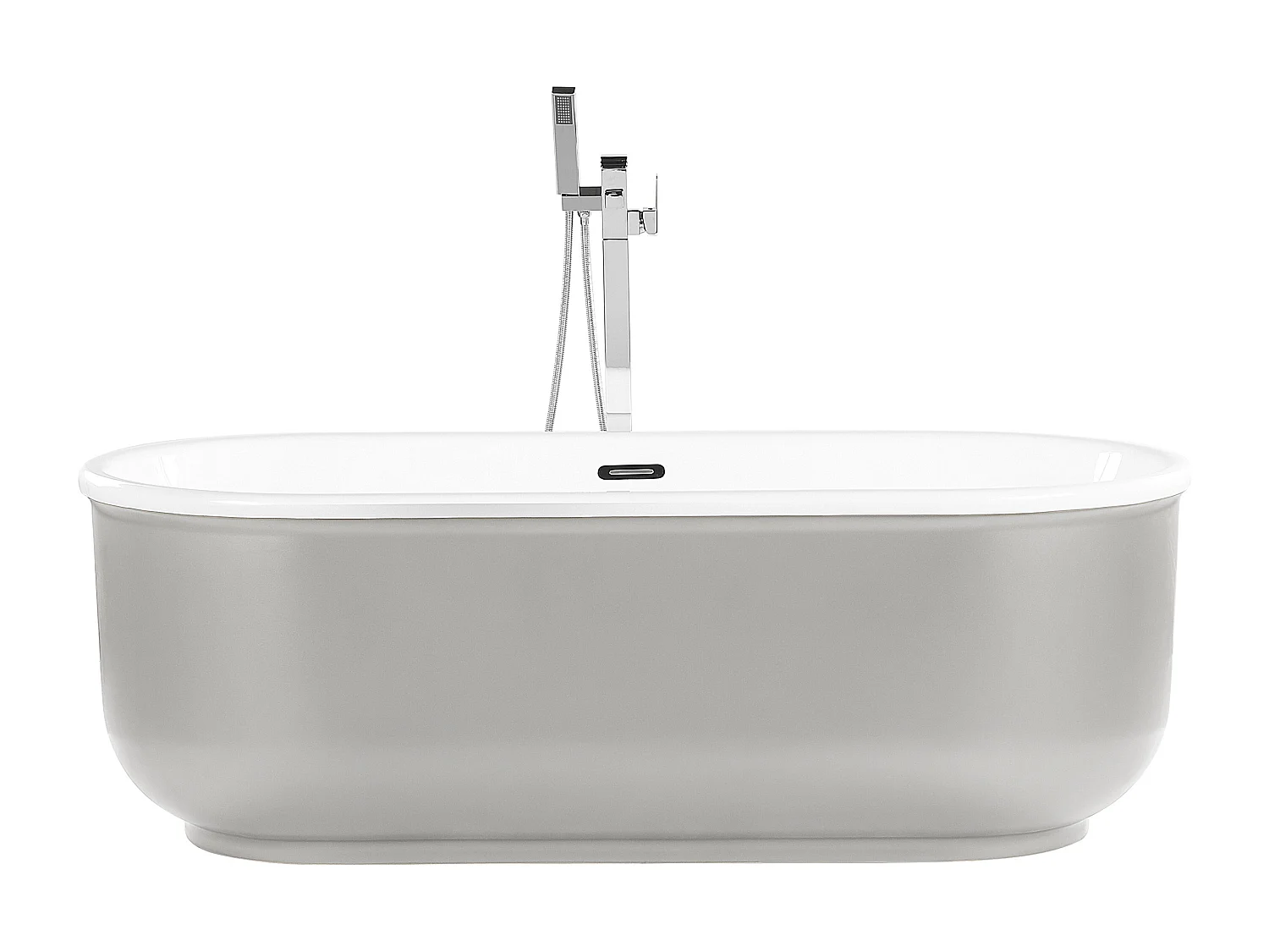 Baignoire îlot PINEL 170 x 80 cm Argenté