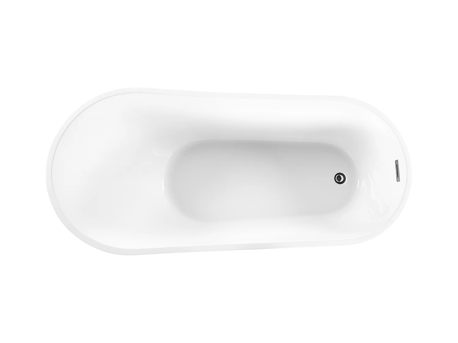 Vrijstaand bad SOLARTE 170 x 78 cm Wit