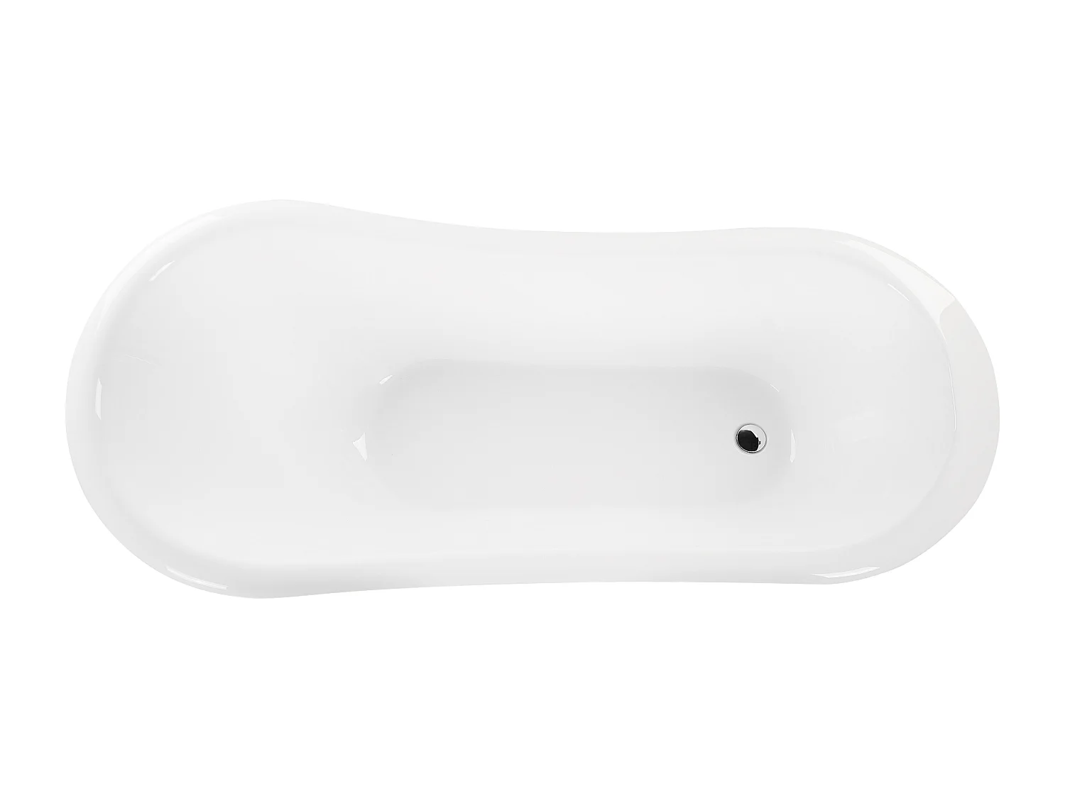Banheira autónoma CAYMAN 1530 x 770 mm Branco