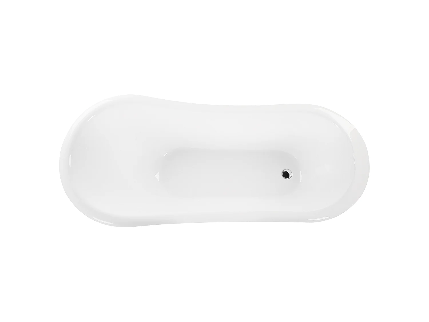 Baignoire îlot CAYMAN 153 x 77 cm Blanc