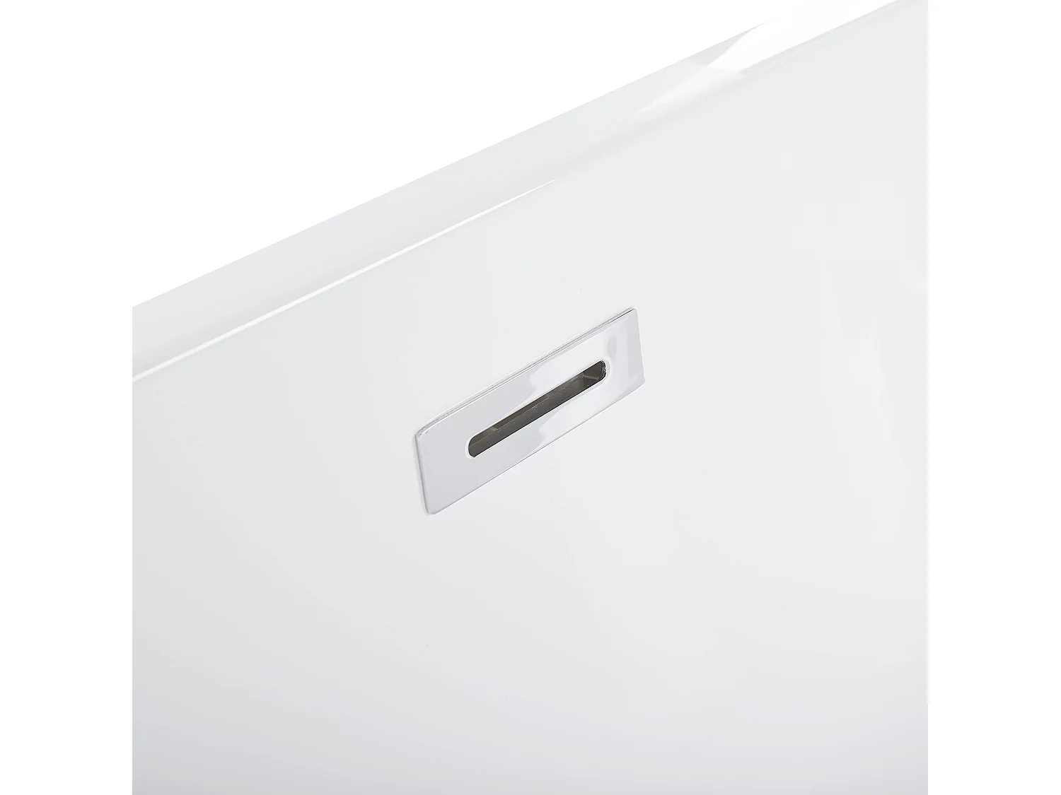 Moderne Badewanne freistehend Sanitäracryl oval schwarz 150 x 75 cm Nevis