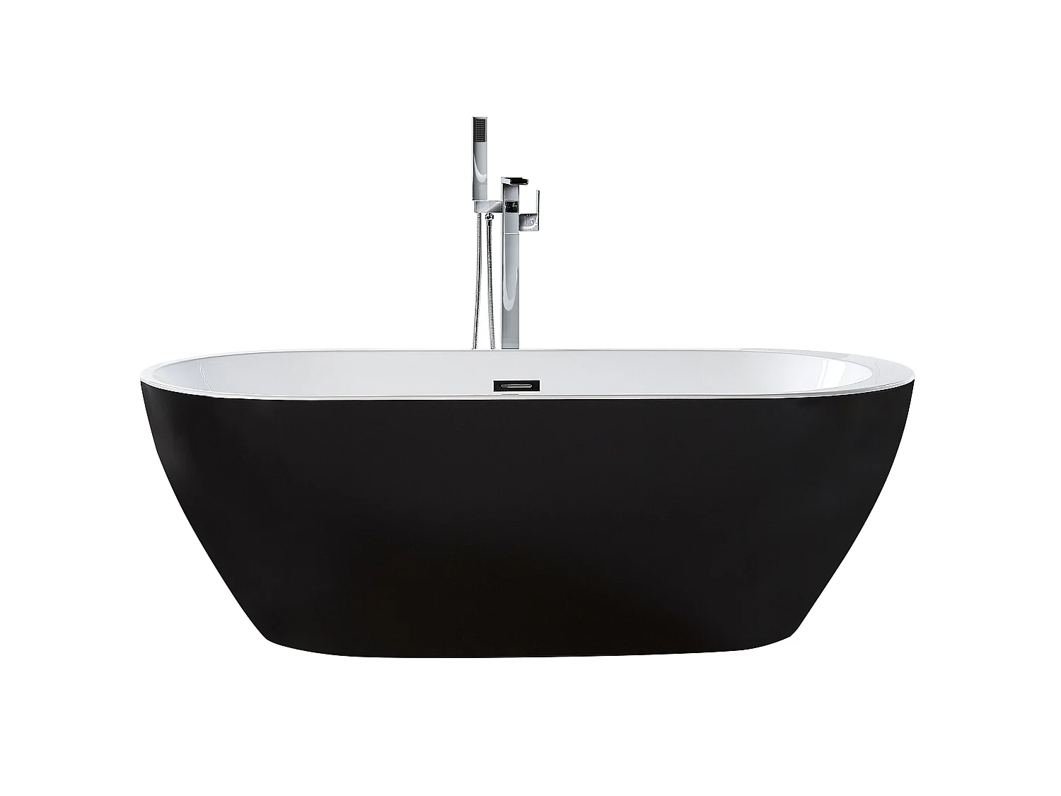 Baignoire îlot NEVIS 150 x 75 cm Noir