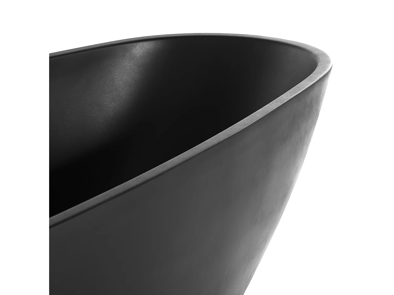 Vrijstaand bad GUIANA 173 x 82 cm Zwart