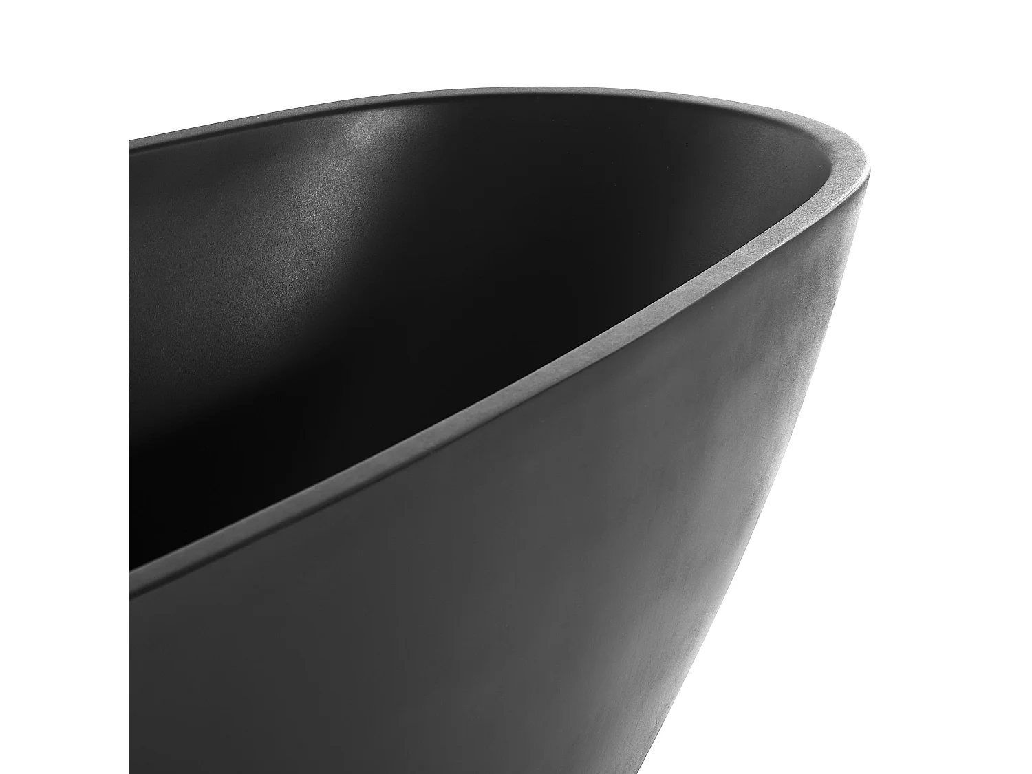 Vrijstaand bad GUIANA 173 x 82 cm Zwart