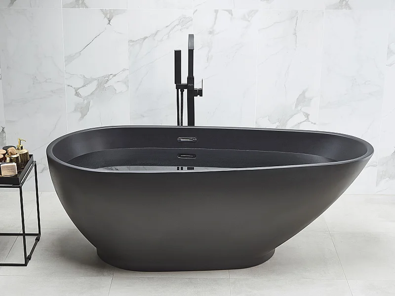 Baignoire îlot GUIANA 173 x 82 cm Noir