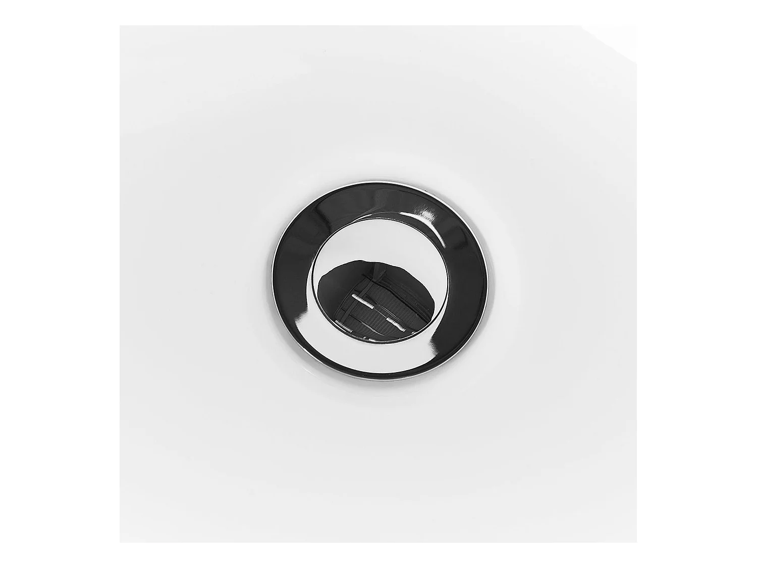 Wanna wolnostojąca CAYMAN 153 x 77 cm Czarny/ biały