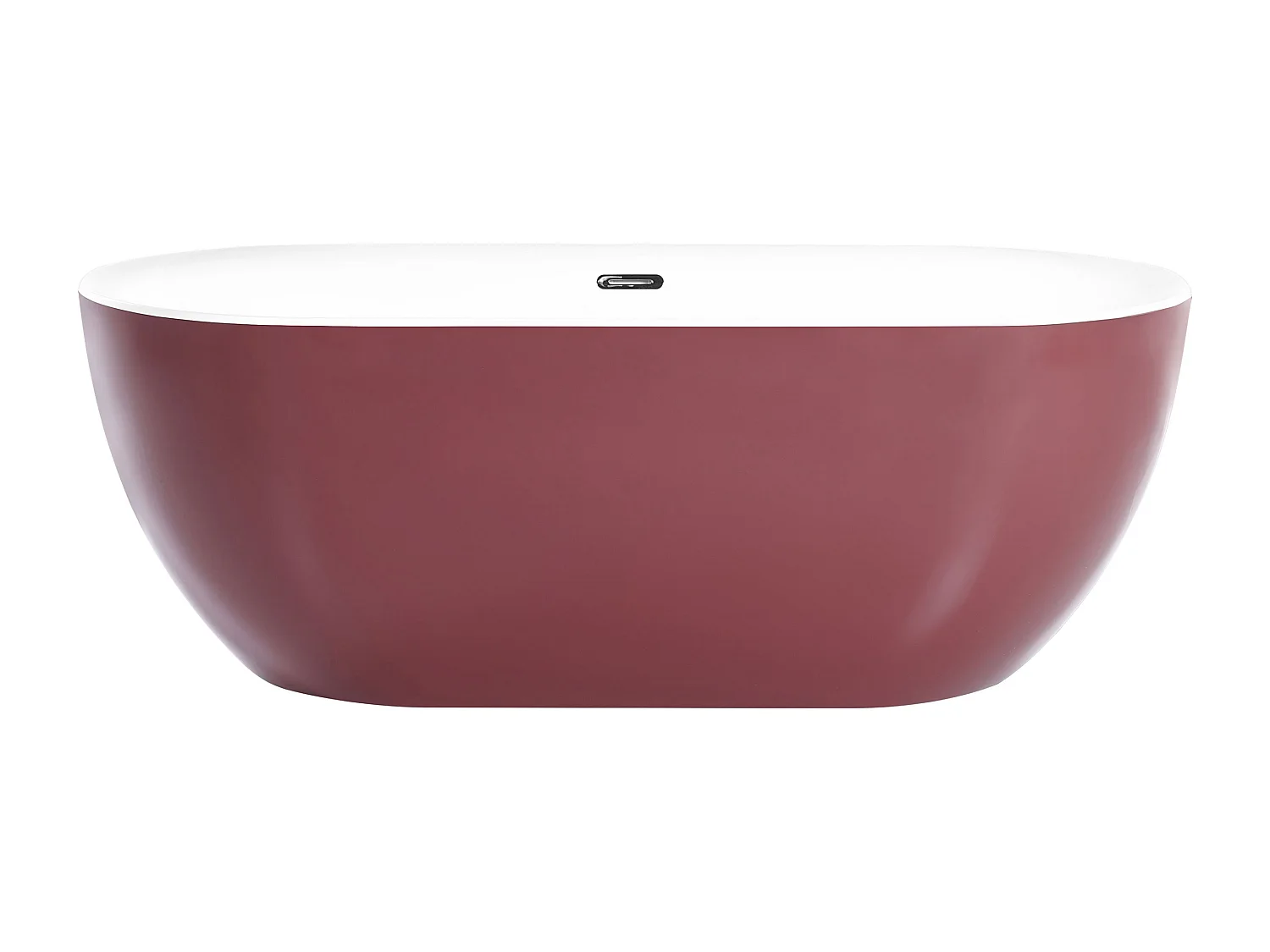 Vasca da bagno freestanding CARRERA 170 x 80 cm Bordeaux