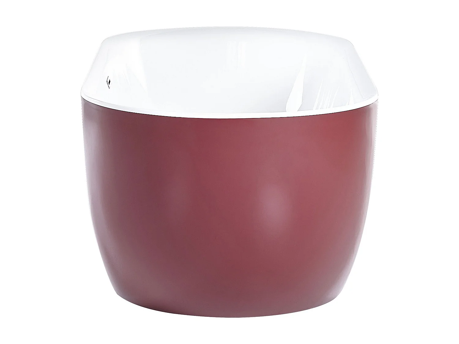 Vasca da bagno freestanding CARRERA 170 x 80 cm Bordeaux