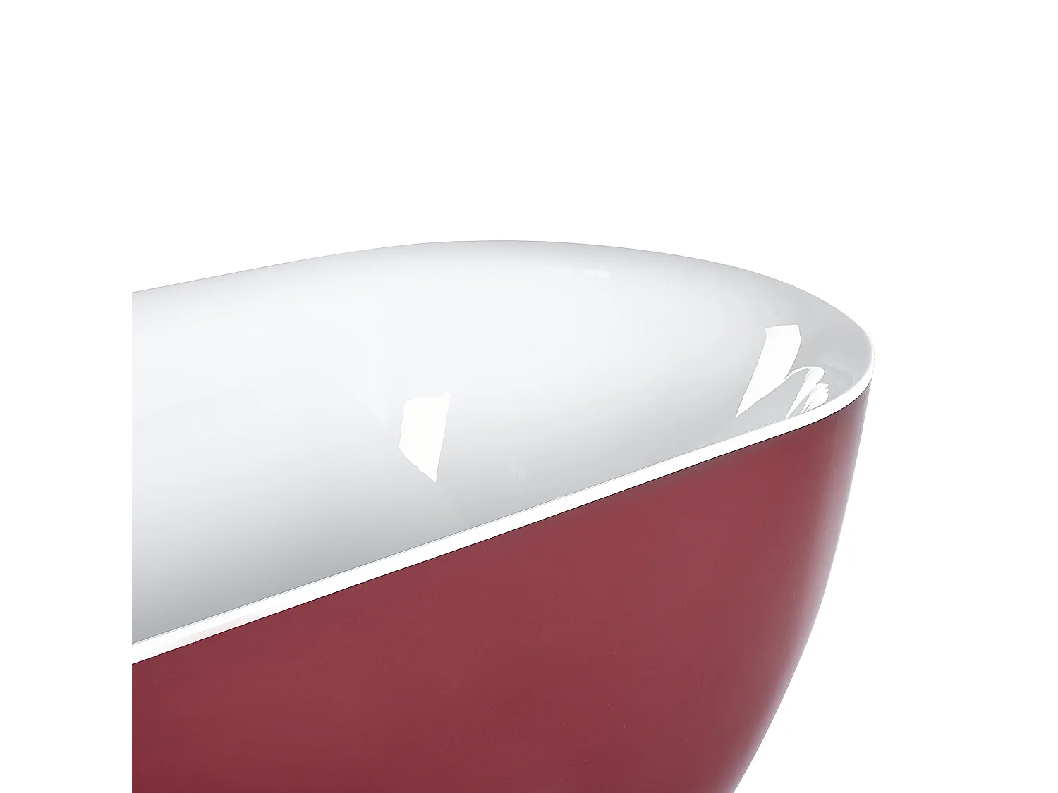 Banheira autónoma CARRERA 1700 x 800 mm Bordeaux