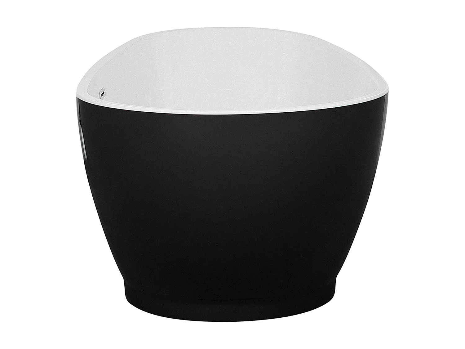 Baignoire îlot GUIANA 173 x 82 cm Noir/blanc